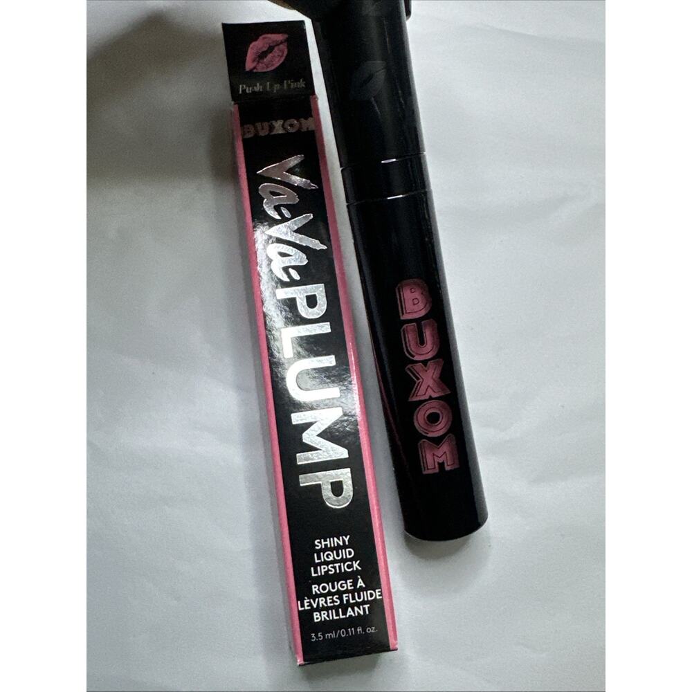 Va-Va Plump Shiny Liquid Lipstick Push Up Pink by Buxom for Women 0.11 fl oz Ful
